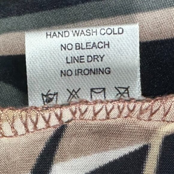 Birch Hill Womens Ladies Multicolor Abstract Print Full-Zip Collared Jacket Sz L - Picture 6 of 6